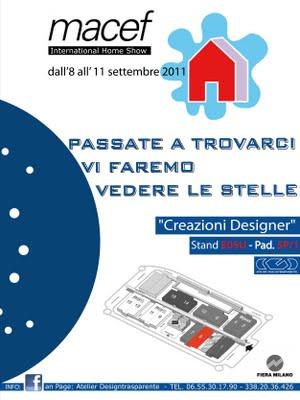 News Eventi: Atelier Designtrasparente @ Macef 2011