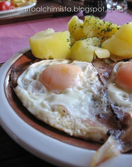 Di rifugio in rifugio: Speck mit Ei