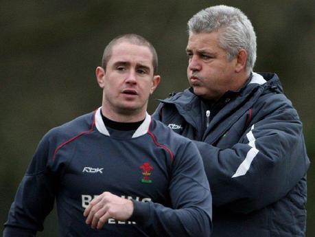 Gatland comincia a placcare