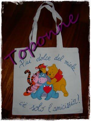 LAVORI DEL PASSATO - BORSA CON WINNIE THE POOH