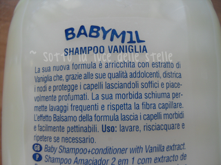 Review - Mil Mil: BabyMil shampoo effetto balsamo all'estratto naturale di vaniglia