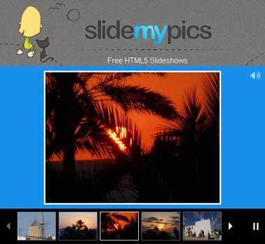 slidemypics1 Slidemypics: crea uno slideshow con le fotografie delle tue vacanze in html 5 