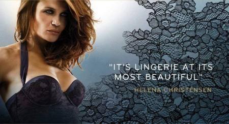 Helena Christensen nuova testimonial per Triumph