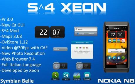 Download S^4 Xeon – Symbian Belle in Italiano [Nokia N8]