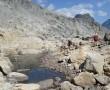 Piz Grevasalvas 2932 m - in discesa presso le pozze dove si abbeverano i camosci