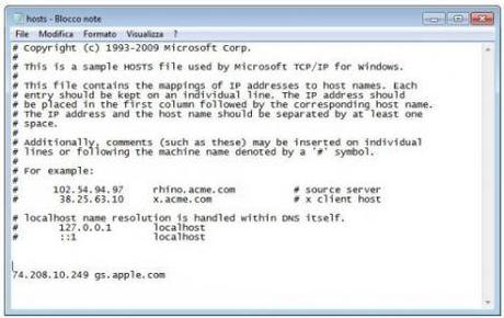 Windows 7 / Windows Vista: quando non si riesce a modificare il  file hosts