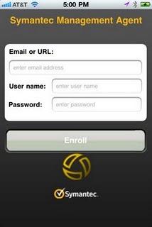 Symantec Mobile Management Agent