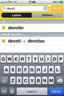 L'app ''il Latino'' per le traduzioni di versioni in latino si aggiorna alla vers 1.1.0