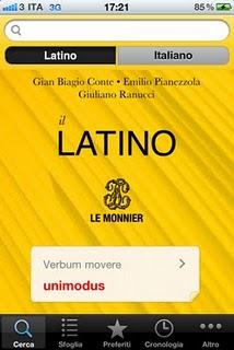 L'app ''il Latino'' per le traduzioni di versioni in latino si aggiorna alla vers 1.1.0