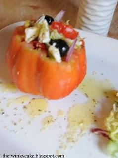 pomodori ripieni di insalata greca