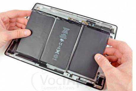 iPad 3 con batteria più sottile, leggera e con una durata maggiore rispetto all’iPad 2