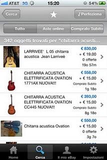 Con l'app di eBay Classico vers 2.3.1 per iPhone puoi acquistare oggetti in qualsiasi luogo ti trovi.