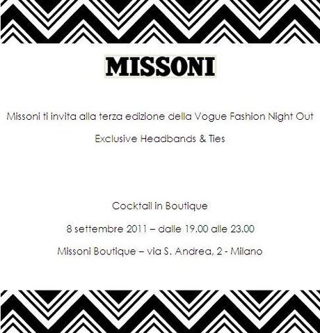 Vogue Fashion’s Night Out 2011: Missoni e il suo mouse pad limited edition