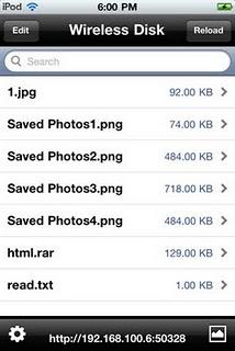 Wireless Disk - HTTP File Sharing, USB Drive, Upload & Download