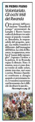 Gli occhi tristi del Rwanda