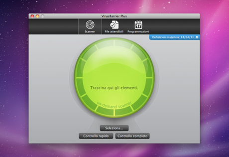 Con “VirusBarrier Plus” mettiamo al sicuro il nostro Mac