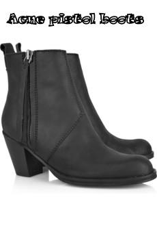 Trend alert: Acne pistol boots