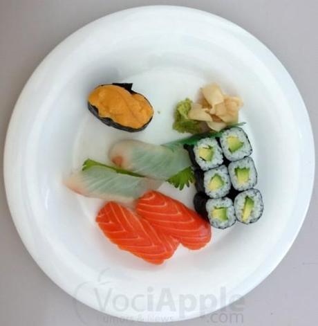 foto sushi 8 megapixel iphone 5