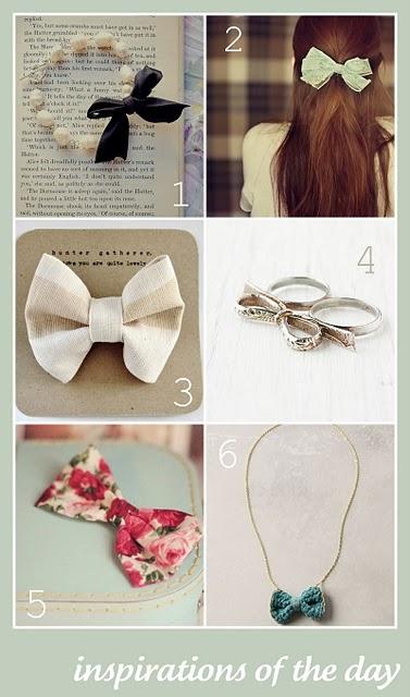 Inspirations of the day: lovely bows