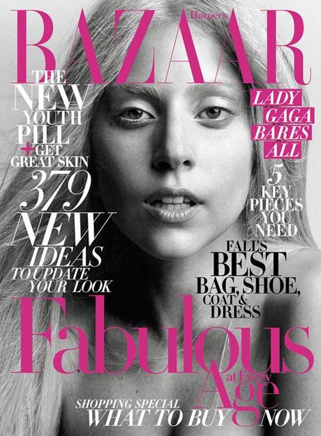 Lady Gaga sulla Copertina di Harper's Bazaar, Ottobre 2011