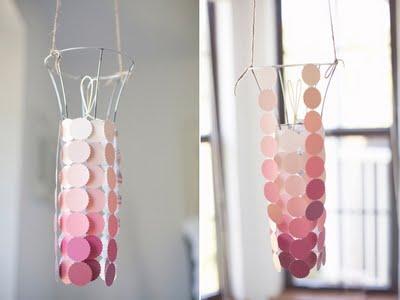 Diy: Pink Chandelier