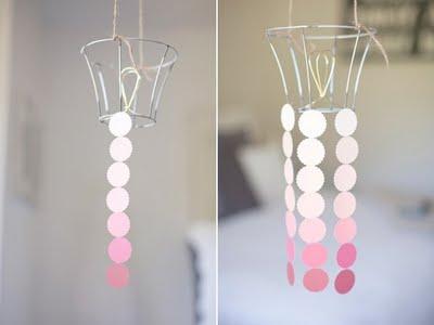 Diy: Pink Chandelier