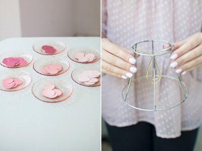 Diy: Pink Chandelier