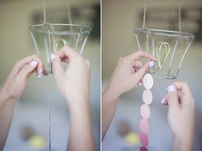 Diy: Pink Chandelier
