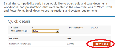 compatibily pack Office Regenerator: recuperare documenti Microsoft Office perduti