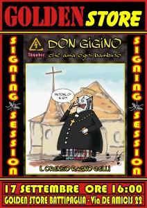 ” Don Gigino che ama ogni bambino “: 17 settembre , Signing session al GoldenStore di Battipaglia