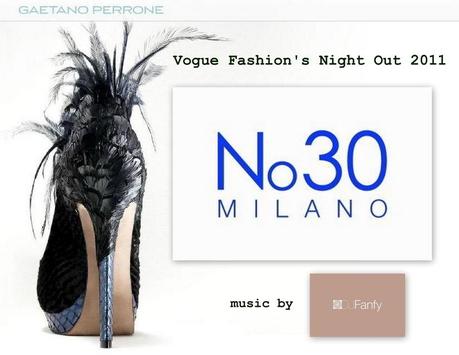 N.30 Milano per Vogue Fashion’s Night Out 2011 presenta in anteprima la collezione di Gaetano Perrone