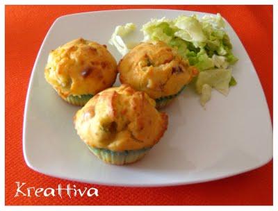 muffin con zucchine