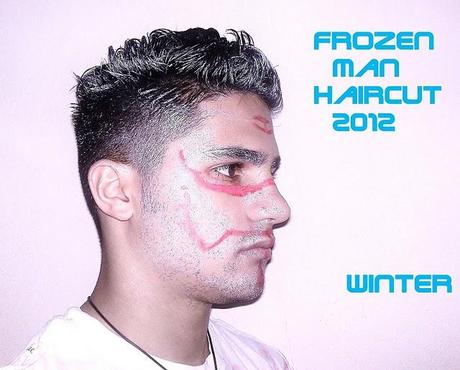 cresta moda 2012 frozen taglio capelli uomo inverno doppio taglio sfumato lateralemente