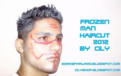 cresta moda 2012 frozen taglio capelli uomo inverno doppio taglio sfumato lateralemente
