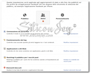 Facebook e le impostazioni sulla privacy: un passo avanti.