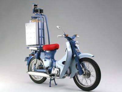 Honda Super Cub C100 1958 by Nekopanchi