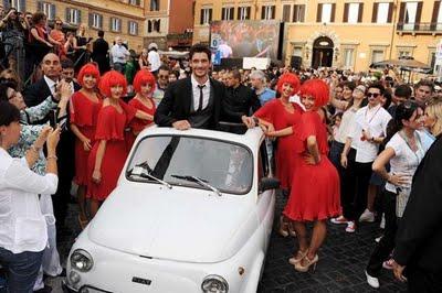 David Gandy a Roma per 'Martini'