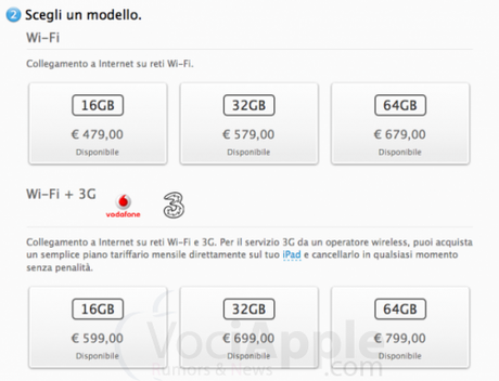 proc-acq-vociapple2 Apple Store OffLine? Introdotta nuova procedura d’acquisto ordine per l’iPad !