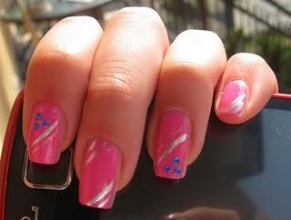 Nail art numero 1 Electric Rose