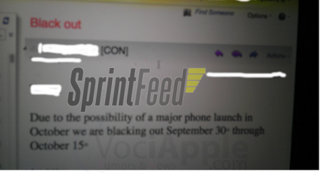 Sprint, probabile blackout per lancio di iPhone 5 ?