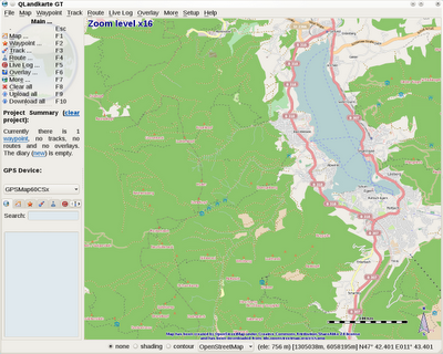 Qlandkarte GT software cartografico completo open source basato su GDAL.