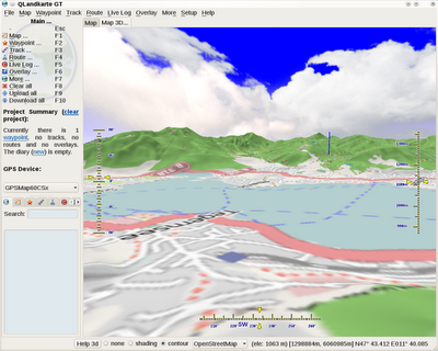 Qlandkarte GT software cartografico completo open source basato su GDAL.