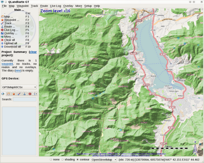 Qlandkarte GT software cartografico completo open source basato su GDAL.