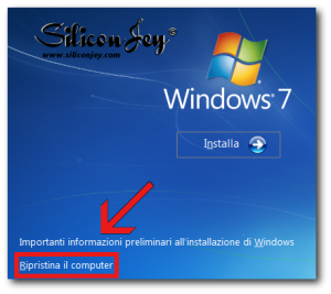 [Windows 7]: Come ripristinare l’avvio del sistema riscrivendo il settore MBR