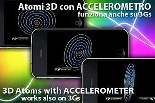 Un modello 3D con i livelli energetici con l'app iAtoms 3D