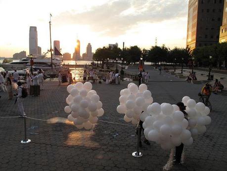 Diner en blanc in  NY