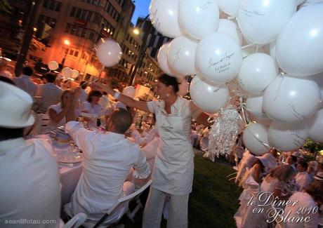 Diner en blanc in  NY