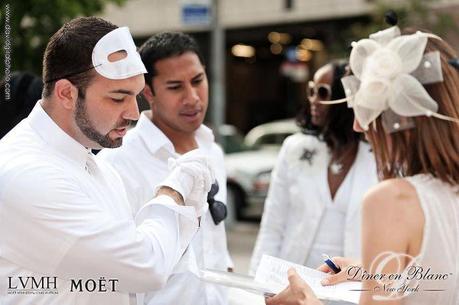 Diner en blanc in  NY