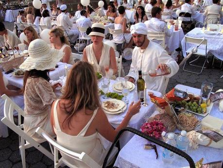 Diner en blanc in  NY