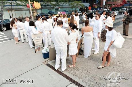 Diner en blanc in  NY